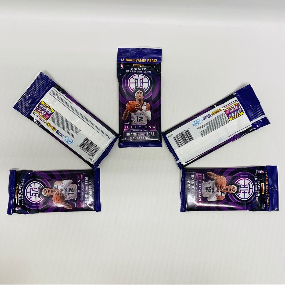 5 2019-20 Panini Illusions Basketball Cello Pack - Picture 2 of 3